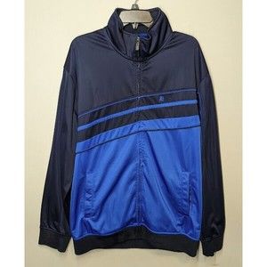 Ecko Untld Navy Blue/Royal Blue Track Jacket Size L